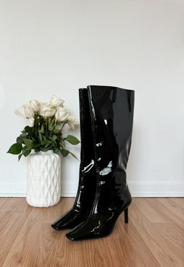 Jeffrey Cambel Vinyl Boots - Image 4