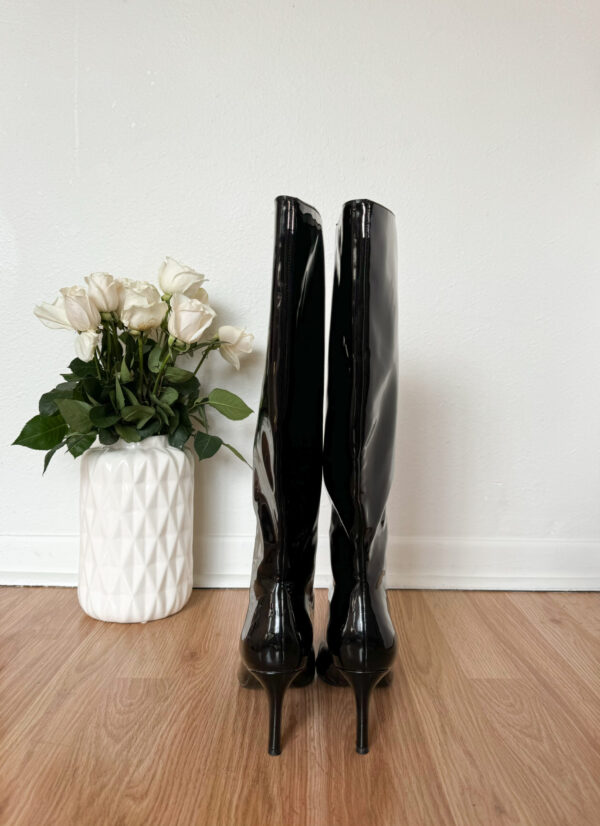 Jeffrey Cambel Vinyl Boots - Image 3