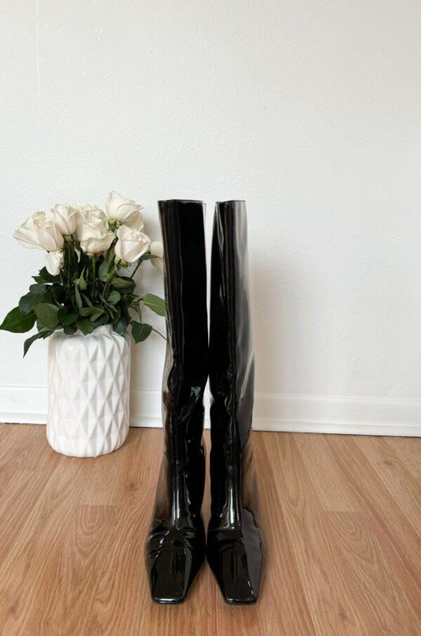 Jeffrey Cambel Vinyl Boots - Image 2